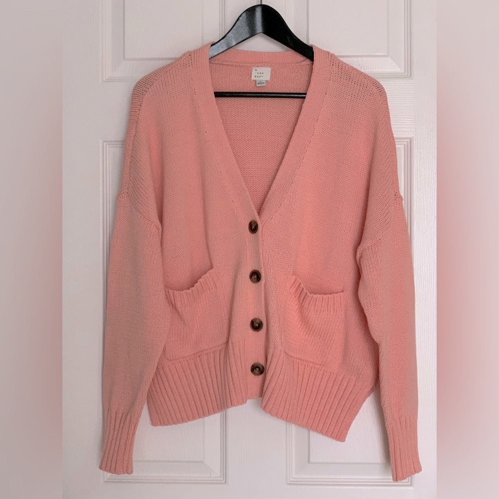 A New Day Slouchy Peach Cardigan